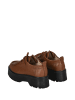 Moosefield Leren veterschoenen lichtbruin