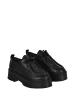 Moosefield Leder-Schnürschuhe in Schwarz
