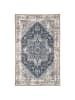 House Nordic Teppich in Beige/ Blau - (L)80 x (B)50 cm