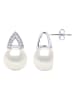 Pearl Addict Silber-Ohrstecker mit Perlen