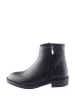 D.Moro Leder-Ankle-Boots in Schwarz