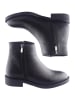 D.Moro Leder-Ankle-Boots in Schwarz