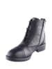 D.Moro Leder-Boots in Schwarz
