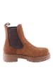 D.Moro Leren chelseaboots camel