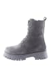 D.Moro Skórzane trzewiki w kolorze szarym