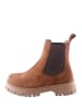 D.Moro Leder-Chelsea-Boots in Hellbraun