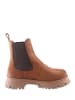 D.Moro Leren chelseaboots camel