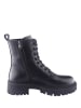 D.Moro Leder-Boots in Schwarz