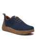 Comfortfusse Skórzane sneakersy w kolorze granatowym