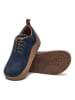Comfortfusse Leder-Sneakers in Dunkelblau