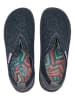 Comfortfusse Wollen pantoffels donkerblauw/grijs