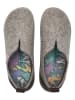 Comfortfusse Wollen pantoffels grijs