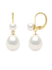 Pearl Addict Gold-Ohrringe mit Perlen