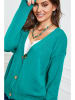 So Cachemire Cardigan "Gino" in Grün