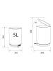 Sealskin Pedaalemmer "Mind" groen - 5 l