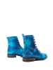 BOSCCOLO Leder-Boots in Blau/ Bunt