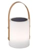 FH Lighting LED-Solarleuchte "Bari" mit Farbwechsel in Weiß - (H)34 cm