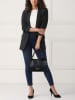 Mila Blu Leren handtas "Nespolo" zwart - (B)29 x (H)22 x (D)8 cm