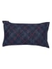 David Fussenegger Kissenhülle "Silvretta - Karo" in Dunkelblau