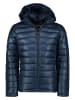 Geographical Norway Doorgestikte jas "Calender" donkerblauw