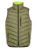 Chiemsee Doorgestikte bodywarmer kaki