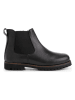 TRAVELIN' Leder-Chelsea-Boots "Sel" in Schwarz