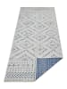 freundin HOME COLLECTION Outdoor-Wendeteppich "Olympia" in Blau/ Creme