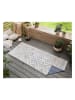 freundin HOME COLLECTION Outdoor-Wendeteppich "Olympia" in Blau/ Creme