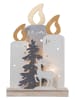 STAR Trading Lampa dekoracyjna LED "Fauna" w kolorze białym - 22 x 34 x 6 cm