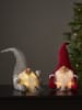 STAR Trading Decoratief ledfiguur "Joylight" wit/rood - (B)20 x (H)34 x (D)15 cm