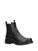 Wojas Leder-Chelsea-Boots in Schwarz