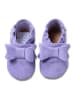 Hobea Leder-Krabbelschuhe in Lila