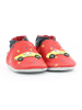 Robeez Leder-Krabbelschuhe "Little Vroum" in Rot