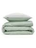 Zo!Home Mako-satijnen beddengoedset "Satinado" groen
