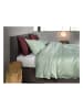 Zo!Home Mako-satijnen beddengoedset "Satinado" groen