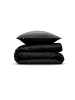Zo!Home Mako-Satin-Bettwäsche-Set "Satinado" in Schwarz