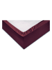 Zo!Home Satin-Spannbettlaken "Satinado" in Mauve