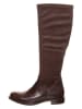 Ecco Leder-Stiefel in Hellbraun