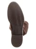 Ecco Leder-Stiefel in Hellbraun