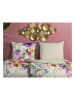 Descanso Satin-Bettwäsche-Set "Novara" in Beige/ Bunt