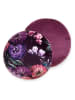 Descanso Poduszka "Bloomie" w kolorze bordowym ze wzorem