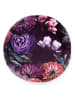 Descanso Poduszka "Bloomie" w kolorze bordowym ze wzorem