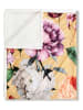 Descanso Pled "Fiori" ze wzorem
