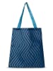 Descanso Shopper "Parma" donkerblauw/meerkleurig - (B)40 x (H)45 cm
