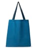 Descanso Shopper bag "Sarenza" w kolorze niebieskim ze wzorem - 40 x 45 cm