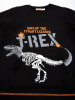 Denokids 2tlg. Outfit "King T-rex" in Schwarz/ Grau