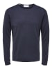 SELECTED HOMME Sweter "Rome" w kolorze granatowym