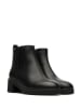 Camper Leder-Stiefeletten in Schwarz