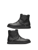 Camper Leder-Boots in Schwarz