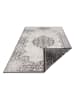 NORTHRUGS Indoor-/ Outdoor-Teppich "Twin Supreme - Cebu" in Schwarz/ Creme